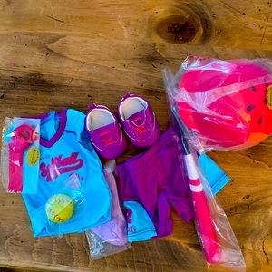 American Girl Softball set